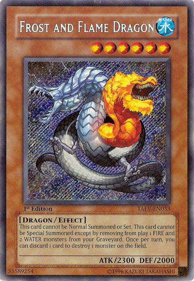 Frost and Flame Dragon [TAEV-EN033] Secret Rare | Pegasus Games WI