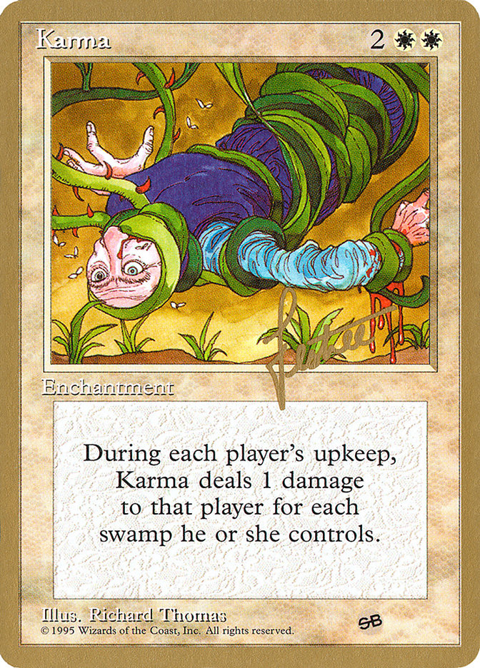 Karma (Bertrand Lestree) (SB) [Pro Tour Collector Set] | Pegasus Games WI