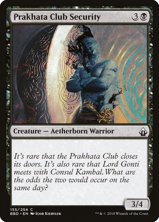 Prakhata Club Security [Battlebond] | Pegasus Games WI
