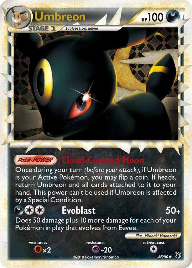 Umbreon (86/90) [HeartGold & SoulSilver: Undaunted] | Pegasus Games WI