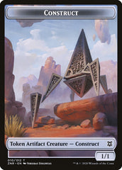 Angel Warrior // Construct Double-Sided Token [Zendikar Rising Tokens] | Pegasus Games WI