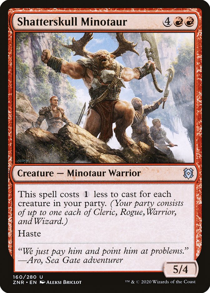 Shatterskull Minotaur [Zendikar Rising] | Pegasus Games WI