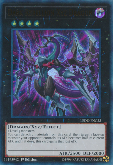 Dark Rebellion Xyz Dragon [LEDD-ENC32] Ultra Rare | Pegasus Games WI