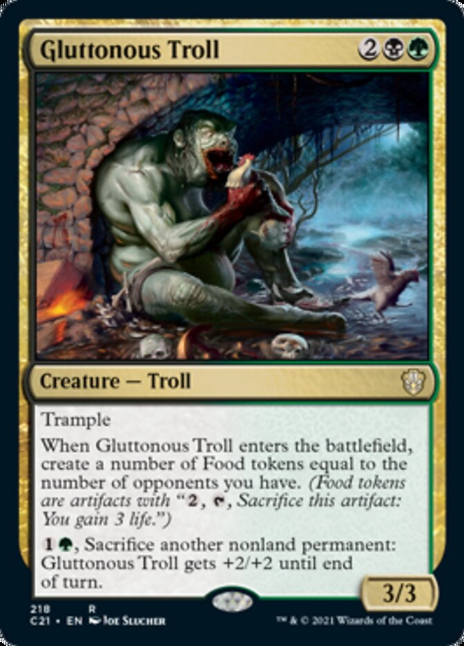 Gluttonous Troll [Commander 2021] | Pegasus Games WI