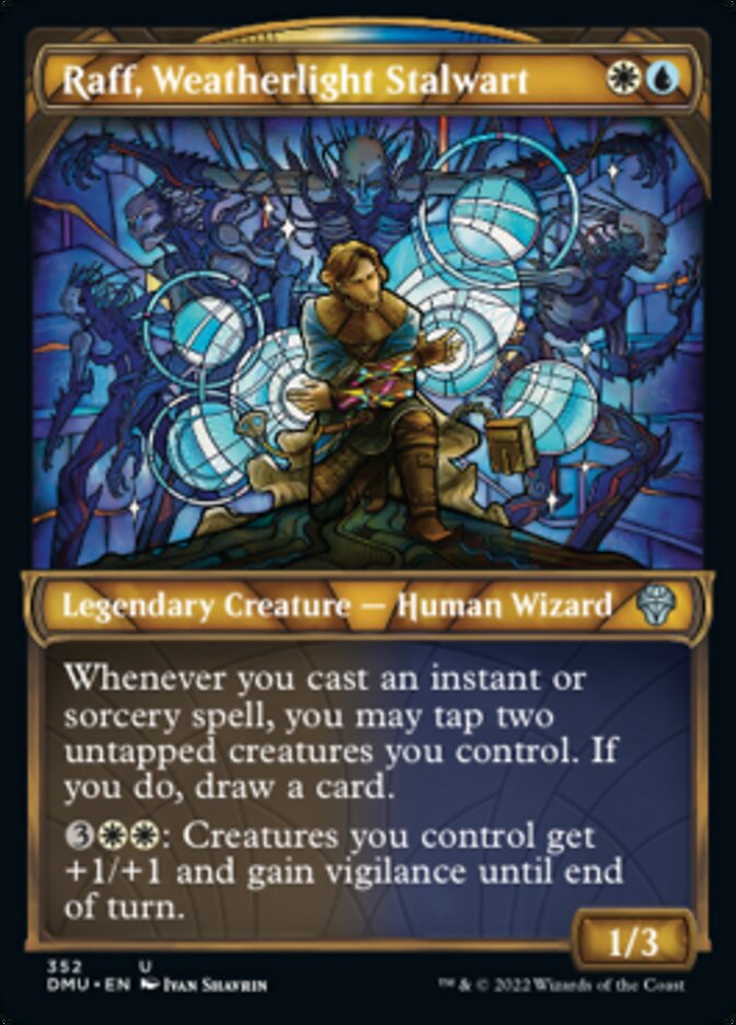 Raff, Weatherlight Stalwart (Showcase Textured) [Dominaria United] | Pegasus Games WI