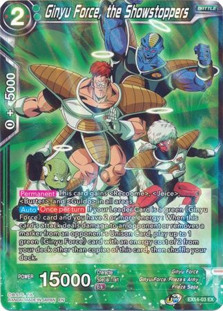 Ginyu Force, the Showstoppers [EX14-03] | Pegasus Games WI