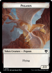 Copy (54) // Pegasus Double-Sided Token [Commander Masters Tokens] | Pegasus Games WI