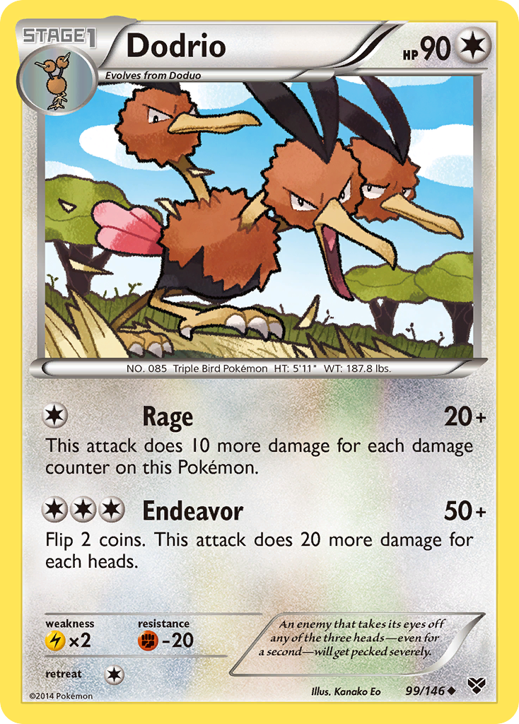 Dodrio (99/146) [XY: Base Set] | Pegasus Games WI