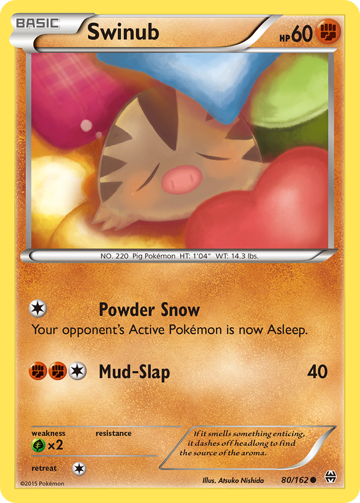 Swinub (80/162) [XY: BREAKthrough] | Pegasus Games WI