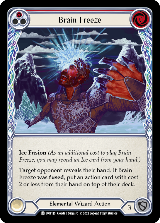 Brain Freeze (Red) [UPR116] (Uprising)  Rainbow Foil | Pegasus Games WI