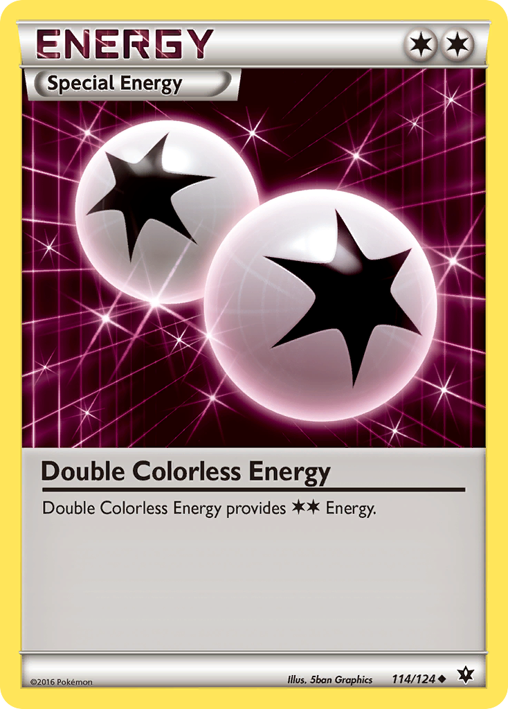Double Colorless Energy (114/124) [XY: Fates Collide] | Pegasus Games WI