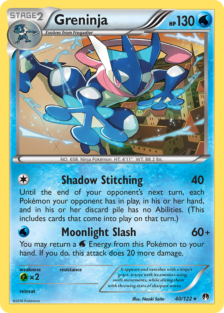 Greninja (40/122) [XY: BREAKpoint] | Pegasus Games WI