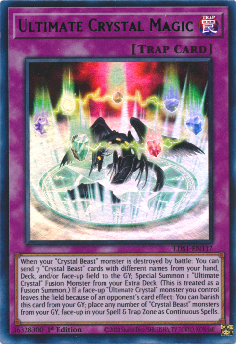 Ultimate Crystal Magic (Green) [LDS1-EN117] Ultra Rare | Pegasus Games WI