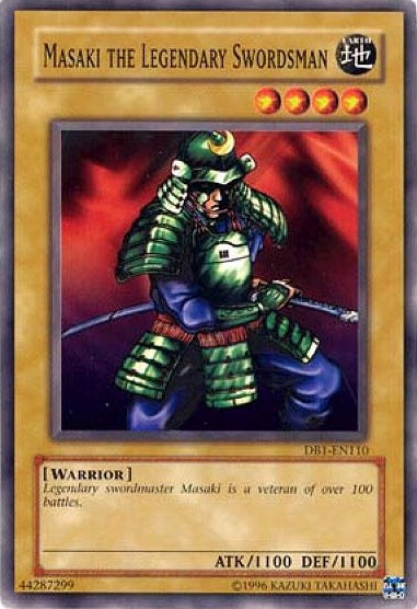 Masaki the Legendary Swordsman [DB1-EN110] Common | Pegasus Games WI