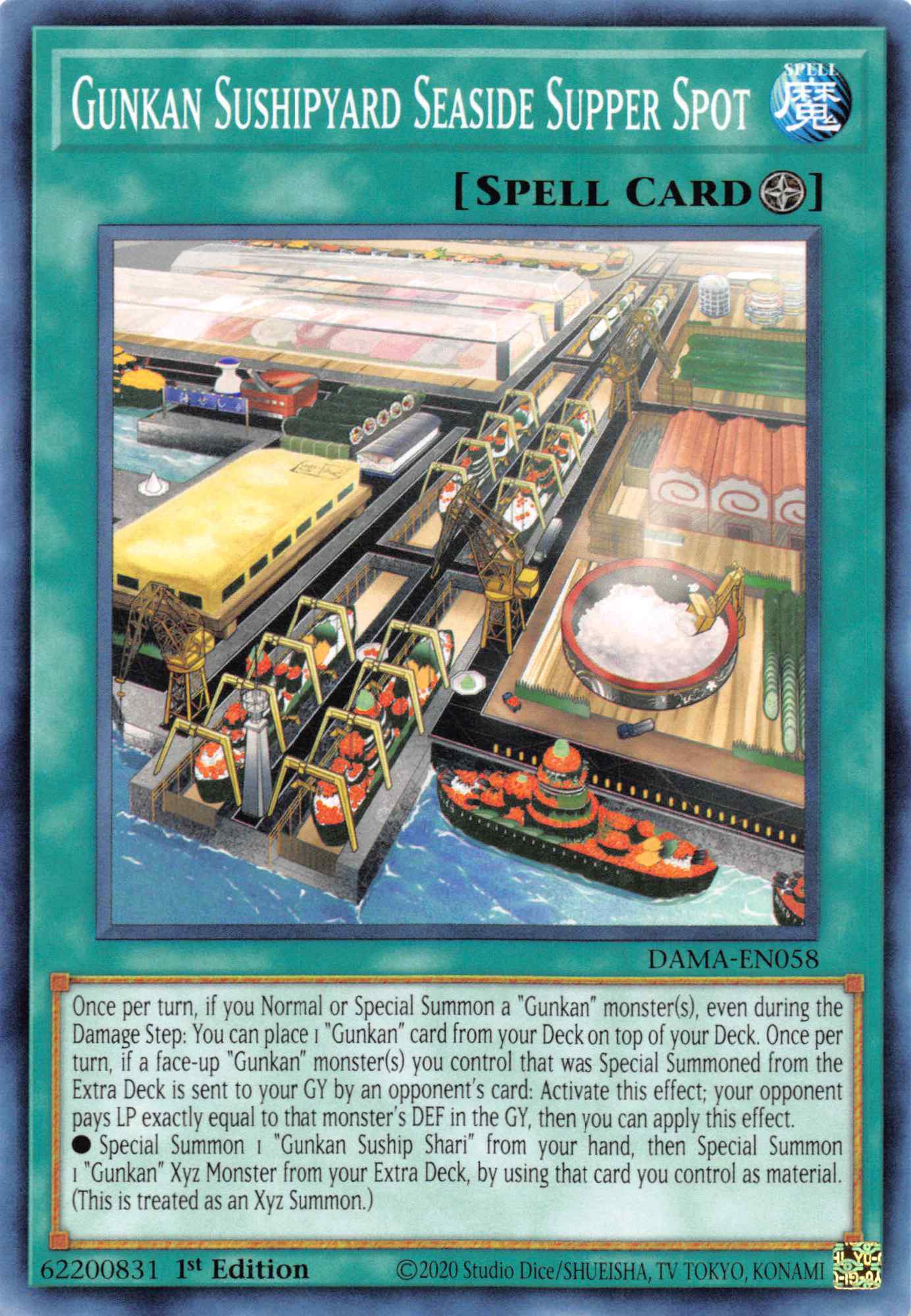 Gunkan Sushipyard Seaside Supper Spot [DAMA-EN058] Common | Pegasus Games WI