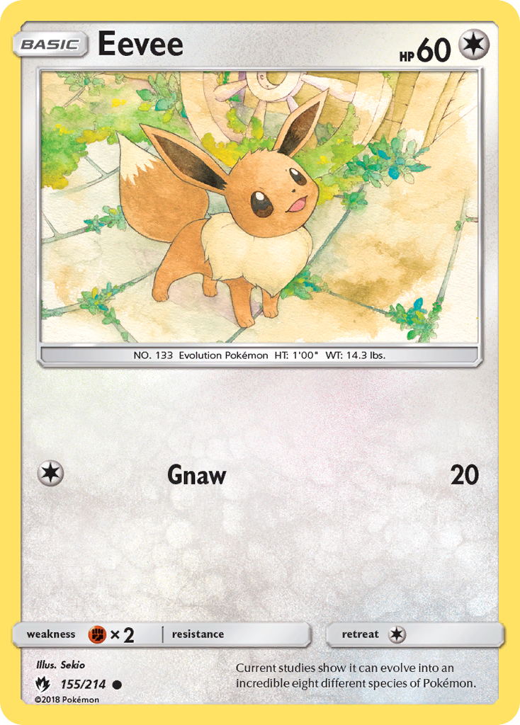 Eevee (155/214) [Sun & Moon: Lost Thunder] | Pegasus Games WI