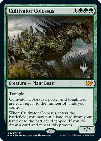 Cultivator Colossus (Promo Pack) [Innistrad: Crimson Vow Promos] | Pegasus Games WI