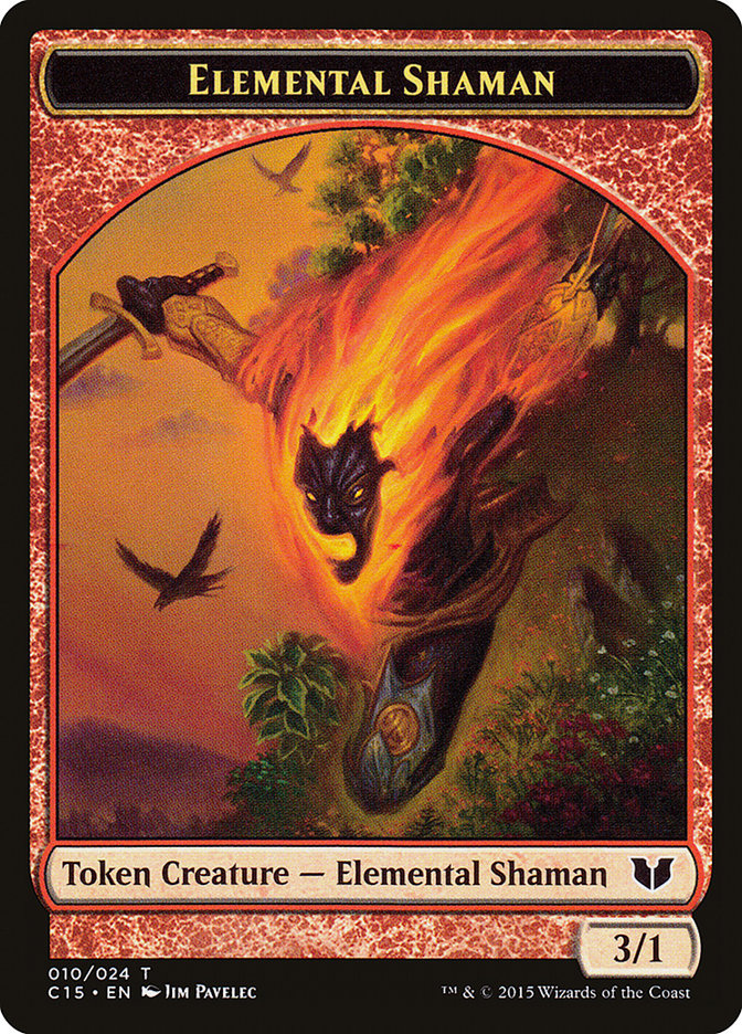 Elemental Shaman Token [Commander 2015 Tokens] | Pegasus Games WI