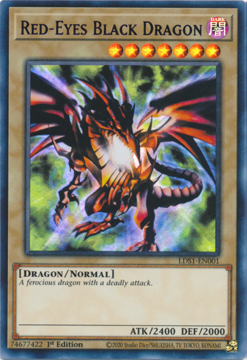 Red-Eyes Black Dragon (Purple) [LDS1-EN001] Ultra Rare | Pegasus Games WI