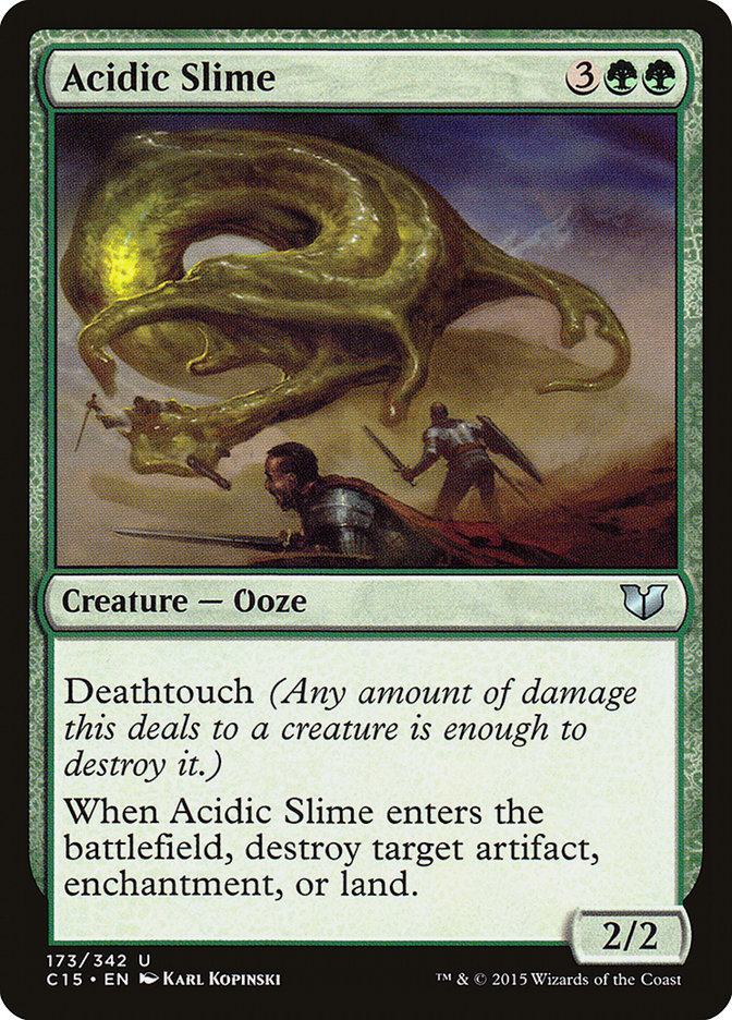 Acidic Slime [Commander 2015] | Pegasus Games WI