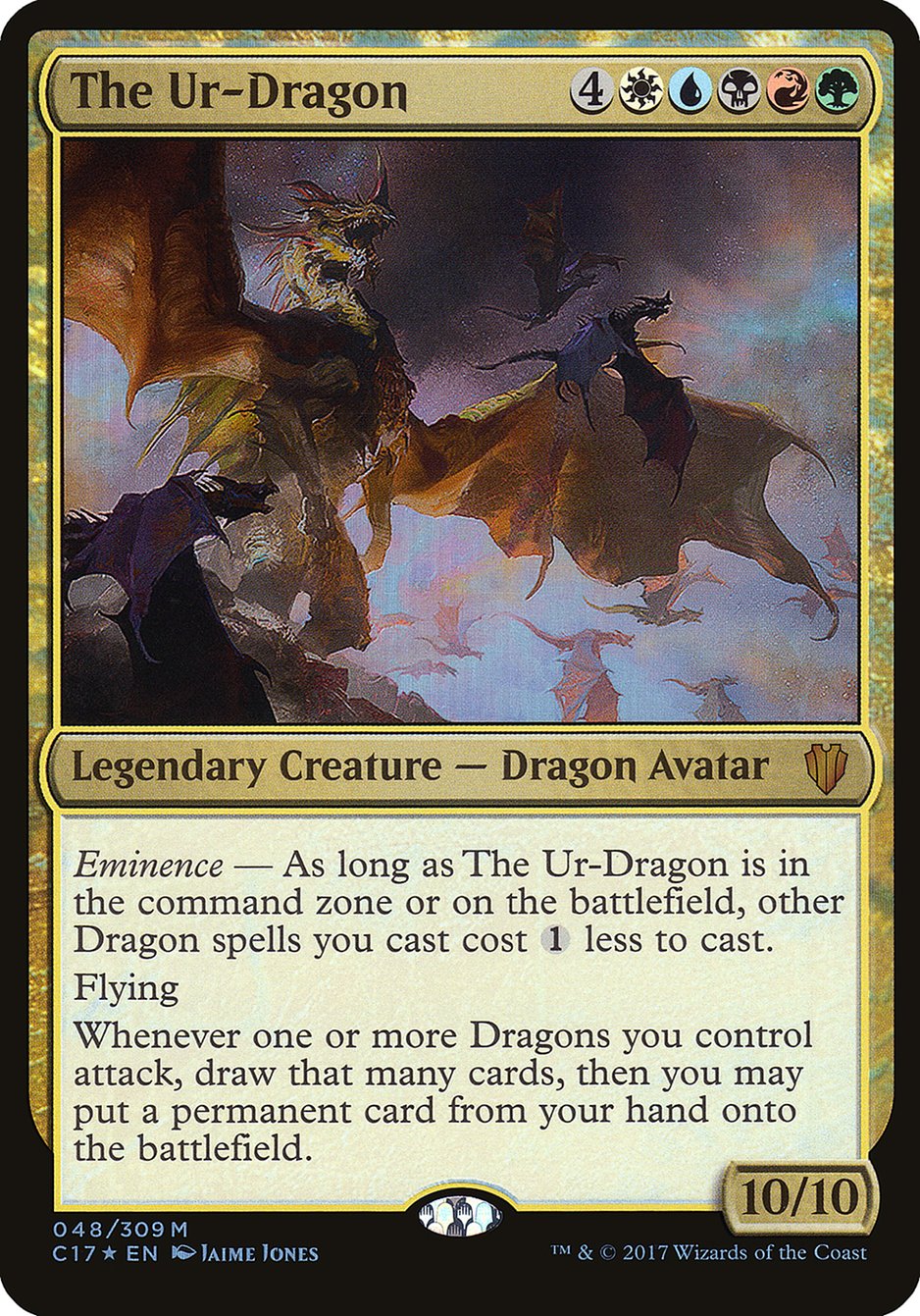 The Ur-Dragon (Oversized) [Commander 2017 Oversized] | Pegasus Games WI