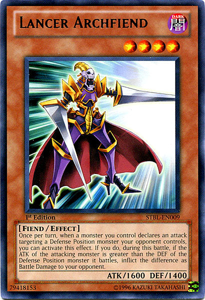 Lancer Archfiend [STBL-EN009] Rare | Pegasus Games WI
