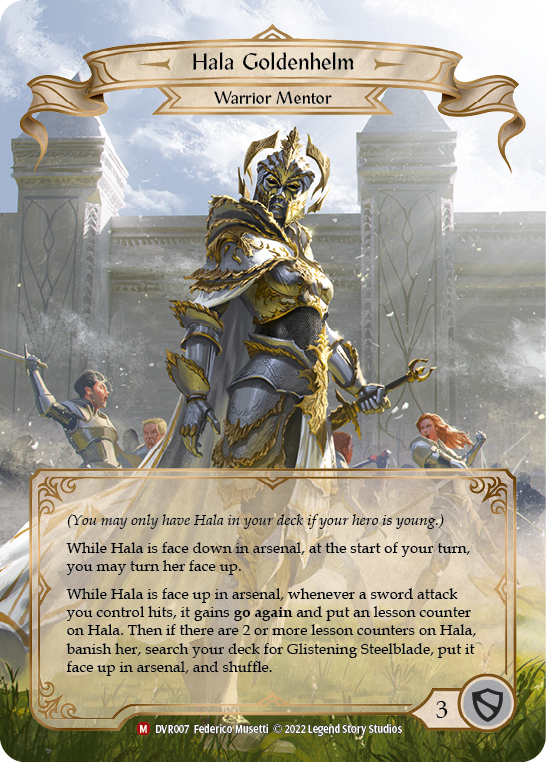 Hala Goldenhelm [DVR007] (Classic Battles: Rhinar vs Dorinthea) | Pegasus Games WI