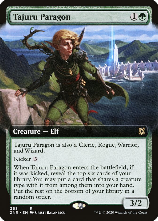 Tajuru Paragon (Extended Art) [Zendikar Rising] | Pegasus Games WI