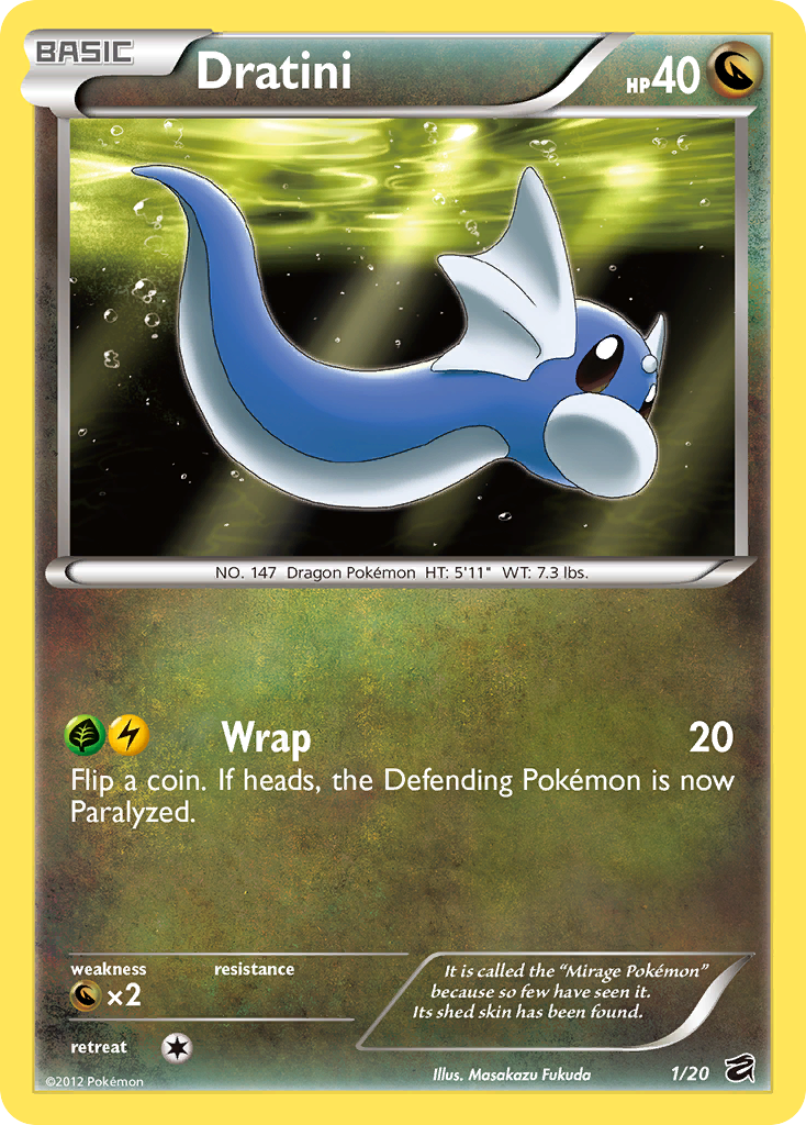 Dratini (1/20) [Black & White: Dragon Vault] | Pegasus Games WI