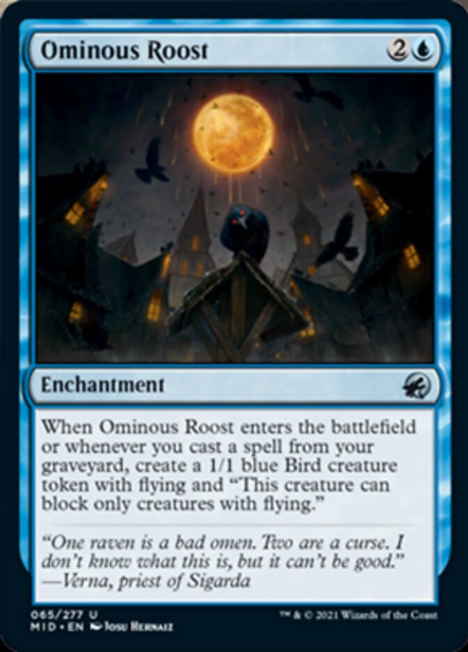 Ominous Roost [Innistrad: Midnight Hunt] | Pegasus Games WI