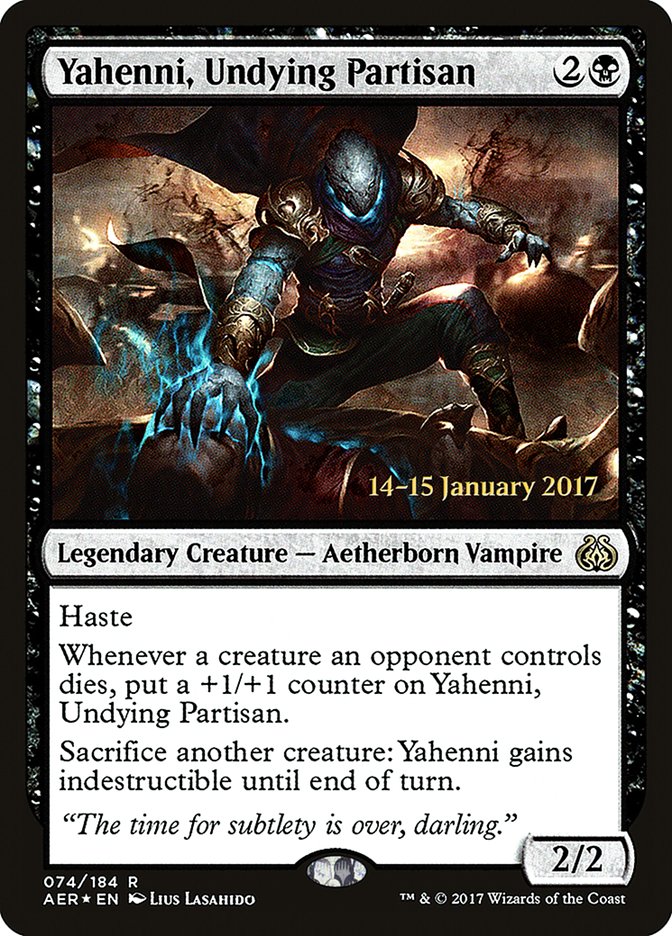 Yahenni, Undying Partisan [Aether Revolt Prerelease Promos] | Pegasus Games WI