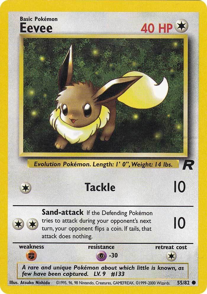 Eevee (55/82) [Team Rocket Unlimited] | Pegasus Games WI