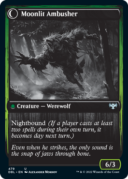 Oakshade Stalker // Moonlit Ambusher [Innistrad: Double Feature] | Pegasus Games WI