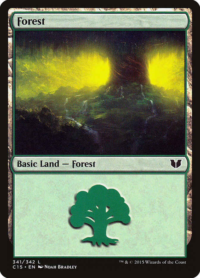 Forest (341) [Commander 2015] | Pegasus Games WI