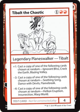 Tibalt the Chaotic (2021 Edition) [Mystery Booster Playtest Cards] | Pegasus Games WI