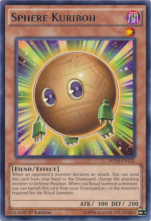 Sphere Kuriboh [MP16-EN121] Rare | Pegasus Games WI