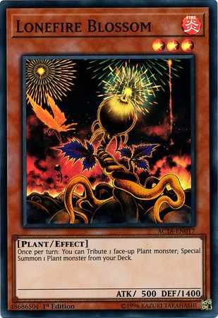 Lonefire Blossom [AC18-EN017] Super Rare | Pegasus Games WI