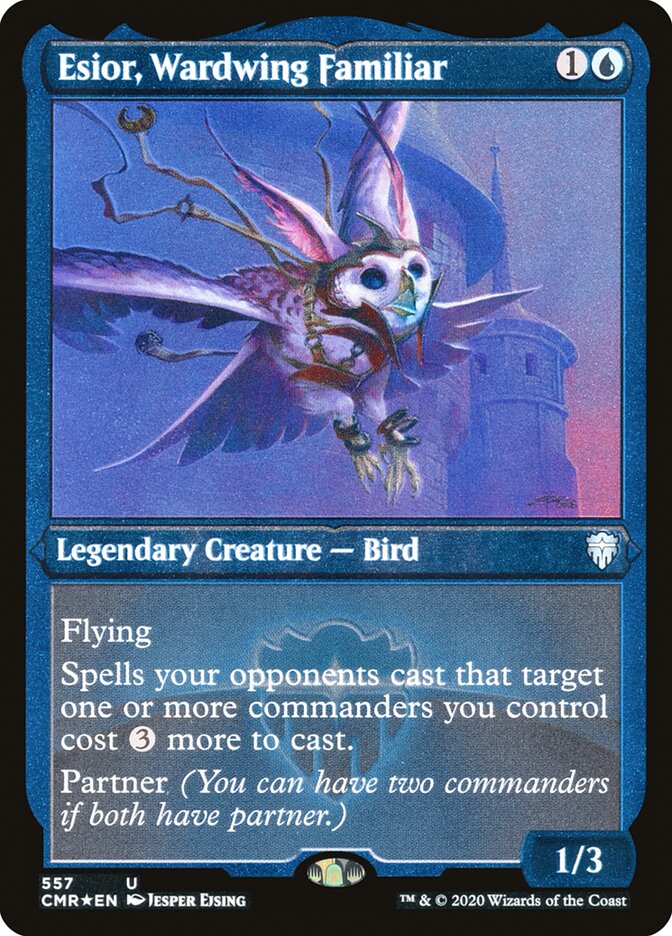 Esior, Wardwing Familiar (Etched) [Commander Legends] | Pegasus Games WI