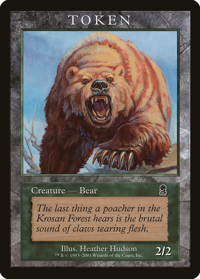 Bear Token [Magic Player Rewards 2001] | Pegasus Games WI