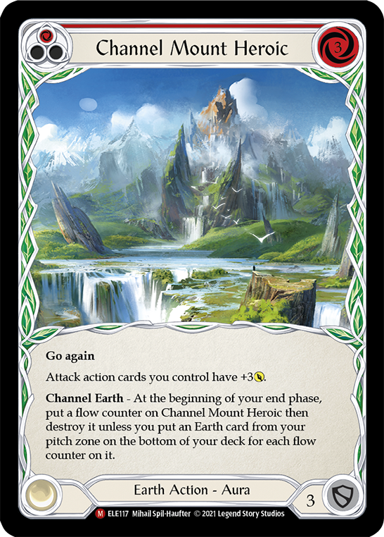 Channel Mount Heroic [ELE117] (Tales of Aria)  1st Edition Normal | Pegasus Games WI