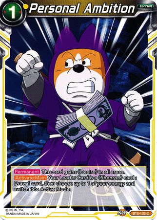 Personal Ambition (BT5-103) [Miraculous Revival] | Pegasus Games WI