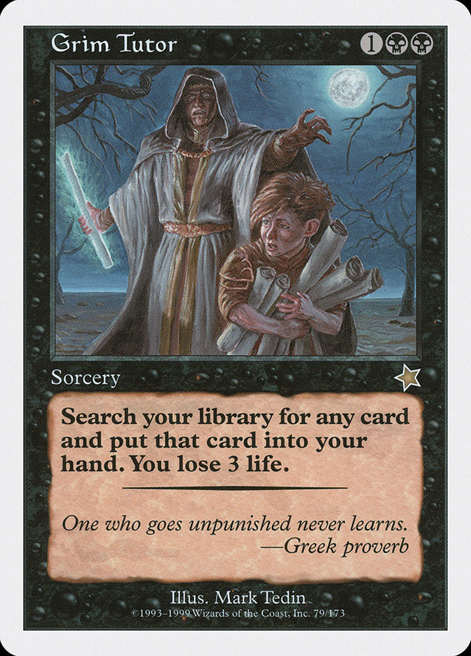 Grim Tutor [Starter 1999] | Pegasus Games WI