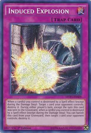 Induced Explosion [MVP1-ENS09] Secret Rare | Pegasus Games WI