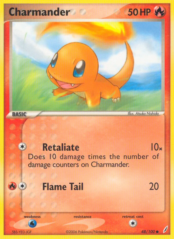 Charmander (48/100) [EX: Crystal Guardians] | Pegasus Games WI