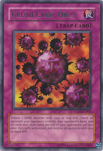 Crush Card Virus [TU01-EN006] Rare | Pegasus Games WI