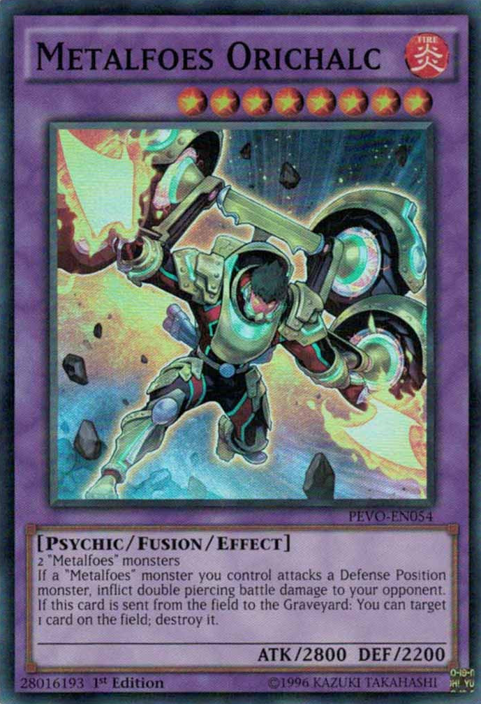 Metalfoes Orichalc [PEVO-EN054] Super Rare | Pegasus Games WI