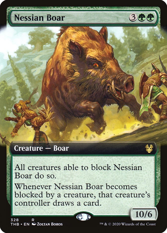 Nessian Boar (Extended Art) [Theros Beyond Death] | Pegasus Games WI