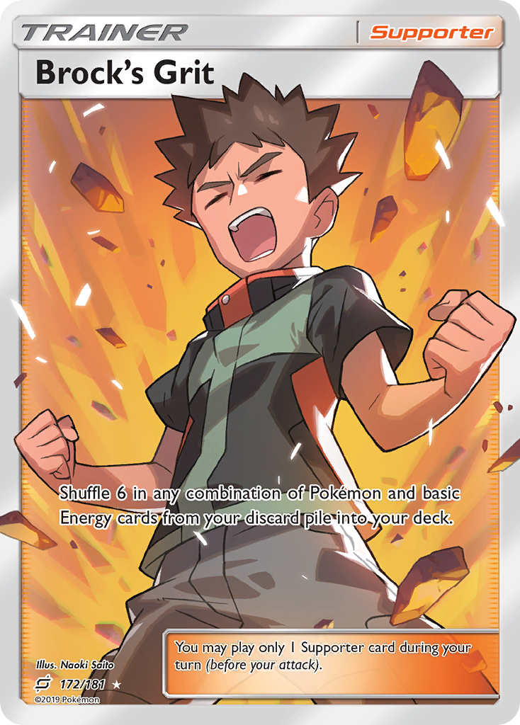 Brock's Grit (172/181) [Sun & Moon: Team Up] | Pegasus Games WI