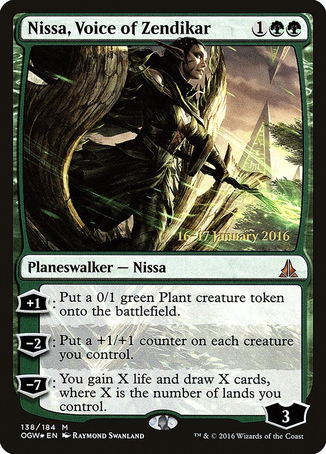 Nissa, Voice of Zendikar [Oath of the Gatewatch Prerelease Promos] | Pegasus Games WI