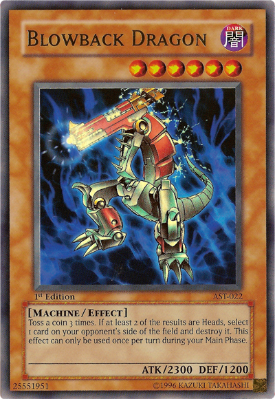 Blowback Dragon [AST-022] Ultra Rare | Pegasus Games WI